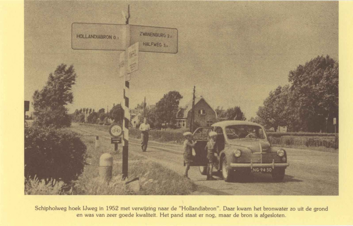 IJweg hoek Schipholweg, 1952